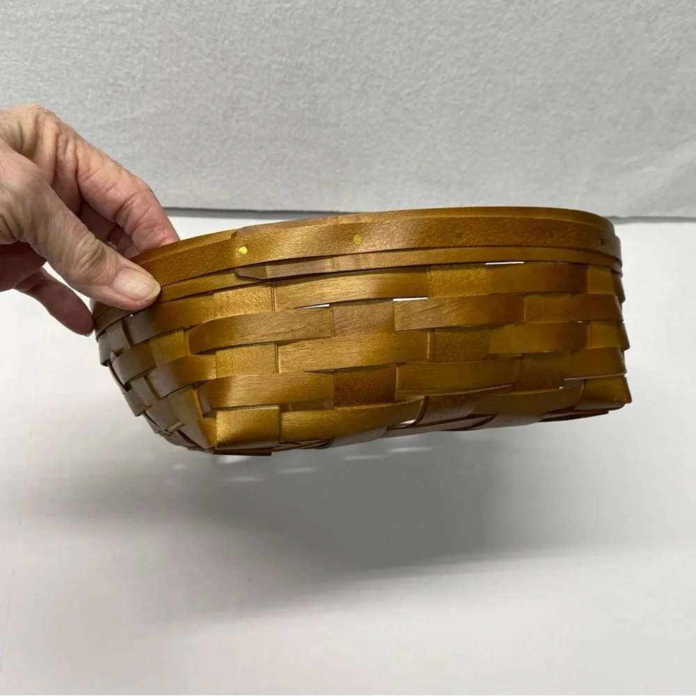 Heritage Mint Ltd. Canadian Maple Woven Basket 10 inch Organization Home Decor